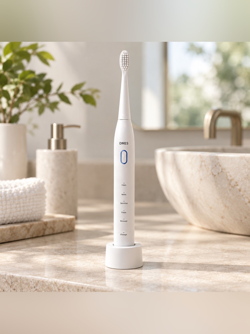 DMES DY-640 Sonic Electric Toothbrush 5 Modes USB Rechargeable NWT